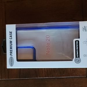 Note 20 5G Premium clear / blue case